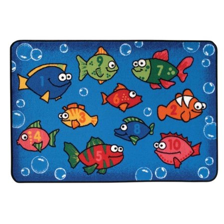 WALL-TO-WALL Something Fishy Rug 3 ft. x 4.5 ft. WA2547411